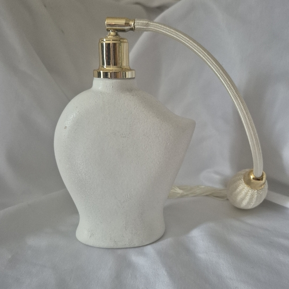 Vintage Capidomonte Berger Italy Perfume Atomizer Bottle Beaded Ceramic - Picture 5 of 7